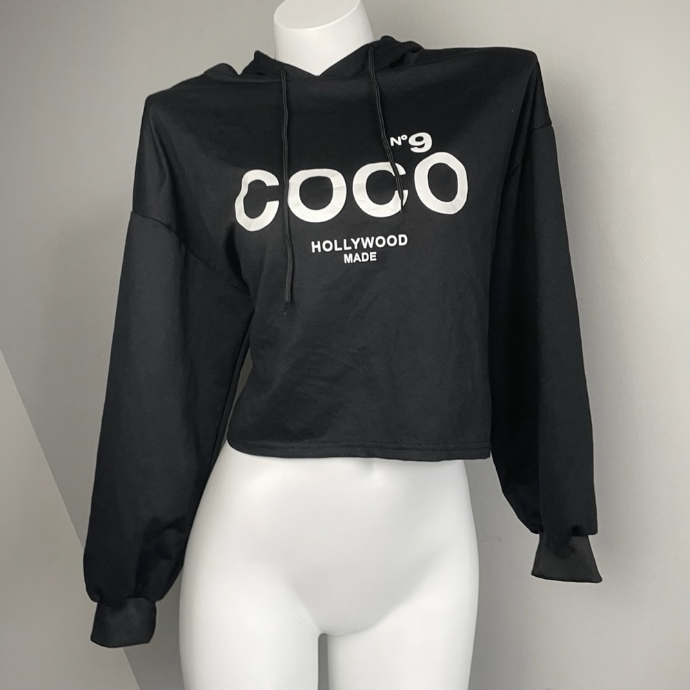 Y2K Casual Streetwear Cropped Hoodie